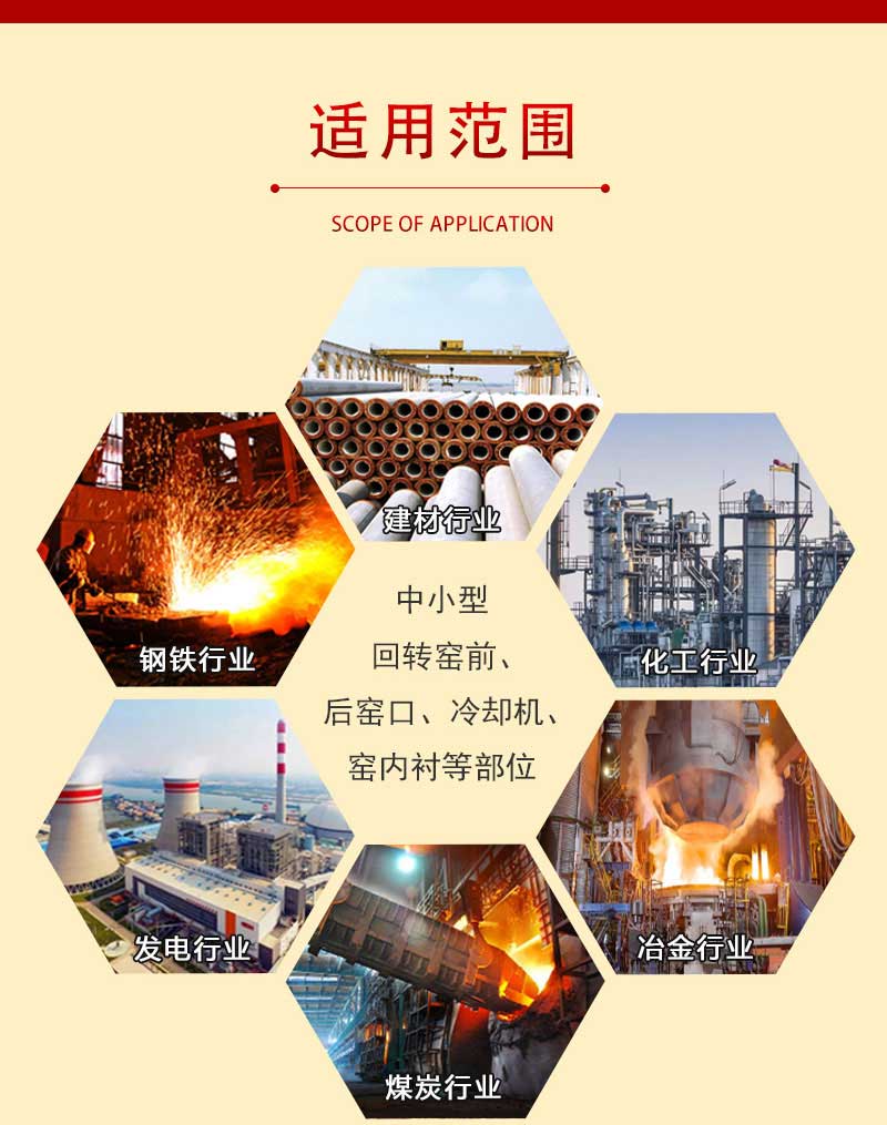 鋼纖維增強(qiáng)耐磨高鋁磚適用范圍